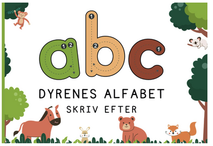 Dyrenes Alfabet: Lær at skrive