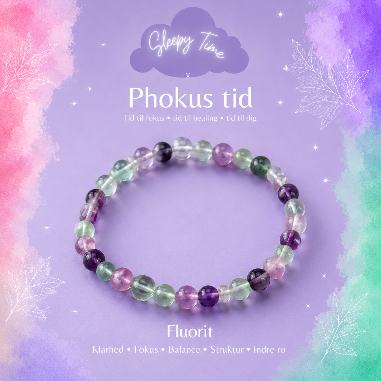 Fluorit – Klarhed & Fokus